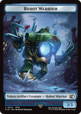 Robot Warrior // Copy (0001) Double-Sided Token - Magic: The Gathering