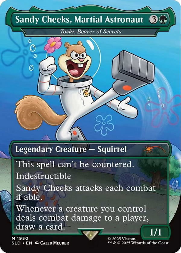 Sandy Cheeks, Martial Astronaut - Toski, Bearer of Secrets - Magic: The Gathering