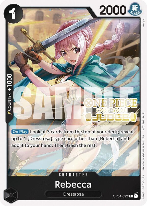 Rebecca (Judge Pack Vol. 6) - One Piece Card Game