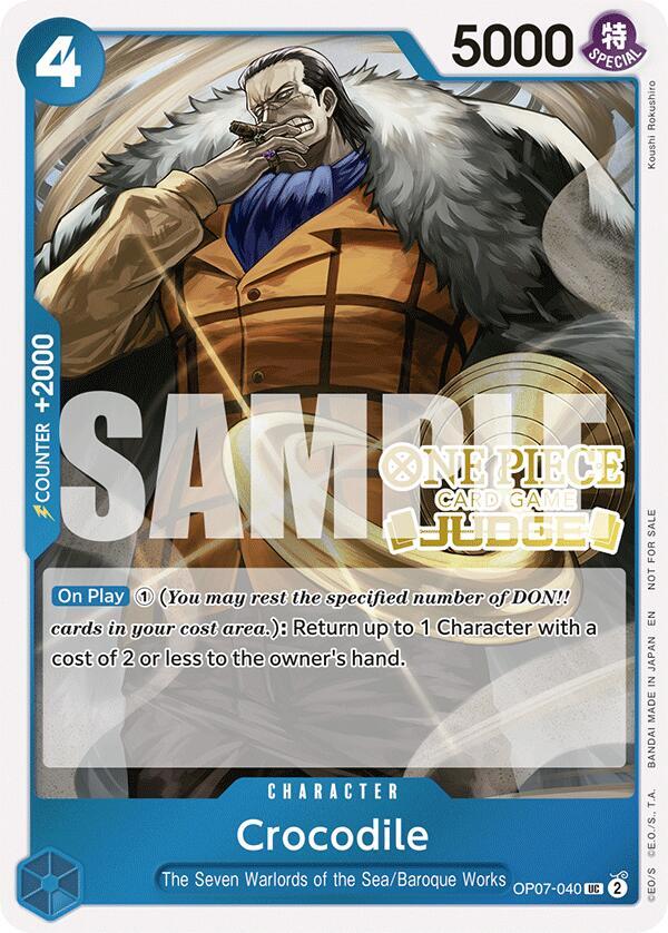 Crocodile (Judge Pack Vol. 6) - One Piece Card Game
