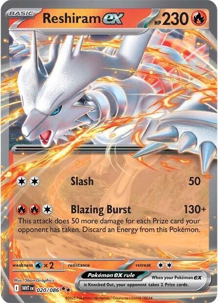 Reshiram ex - Pokémon