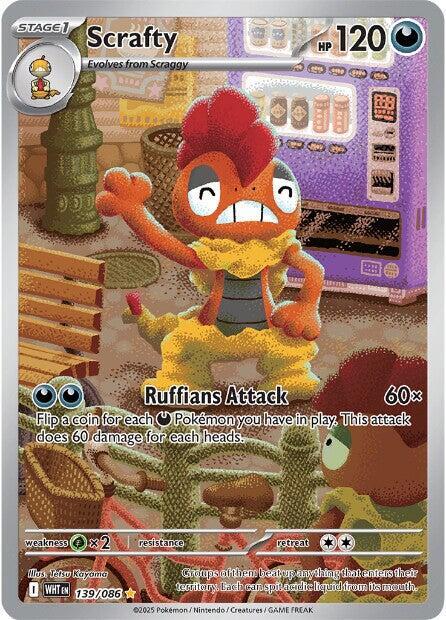 Scrafty - 139/086 - Pokémon