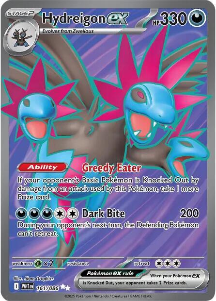 Hydreigon ex - 161/086 - Pokémon