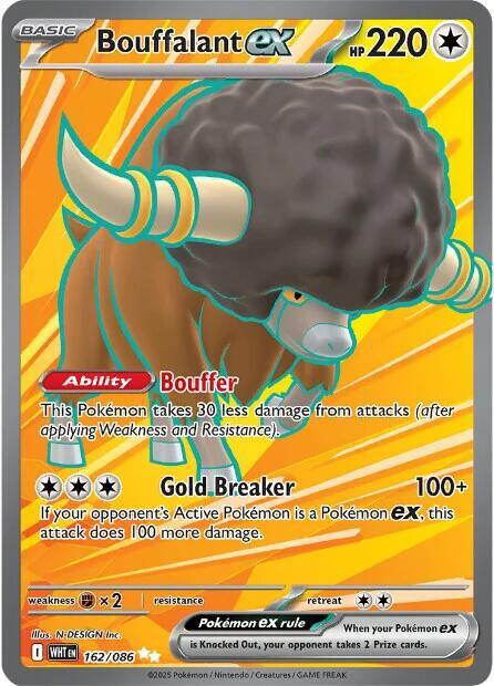 Bouffalant ex - 162/086 - Pokémon