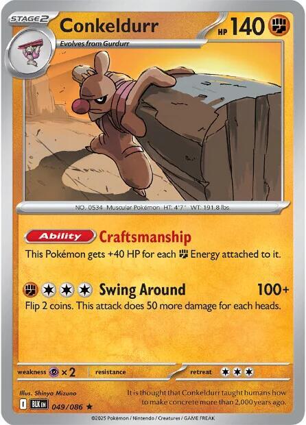 Conkeldurr - Pokémon