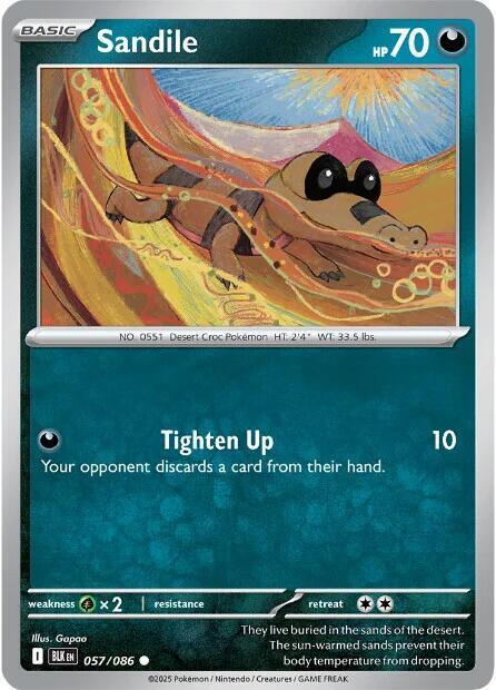 Sandile - Pokémon