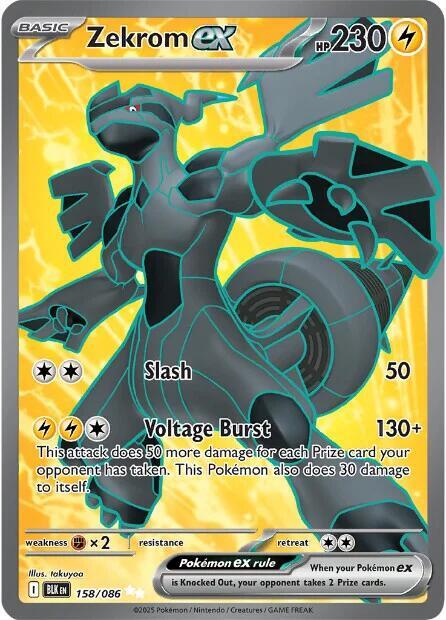 Zekrom ex - 158/086 - Pokémon