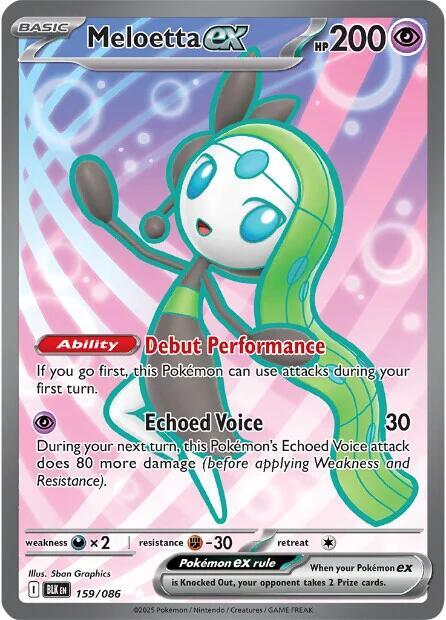 Meloetta ex - 159/086 - Pokémon