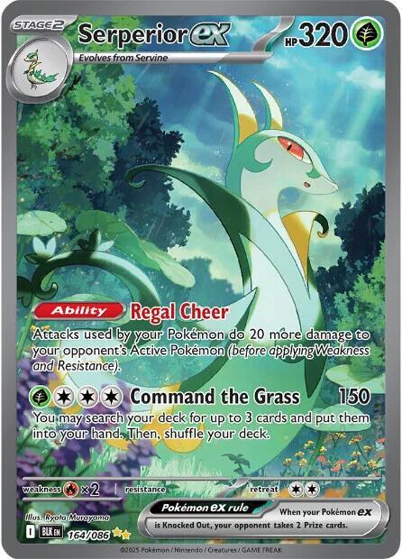 Serperior ex - 164/086 - Pokémon
