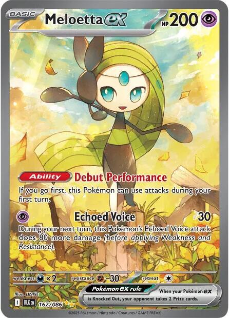 Meloetta ex - 167/086 - Pokémon