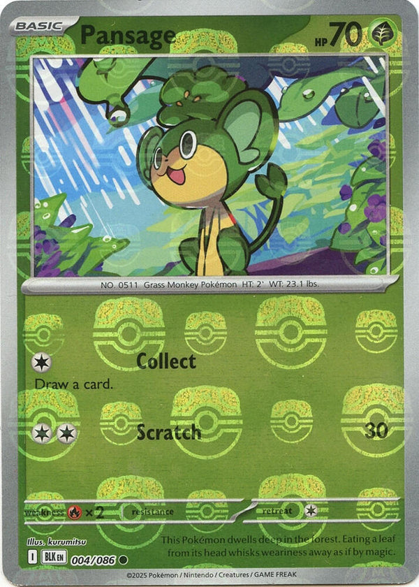 Pansage (Master Ball Pattern) - Pokémon
