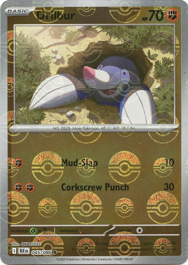 Drilbur (Poke Ball Pattern) - Pokémon