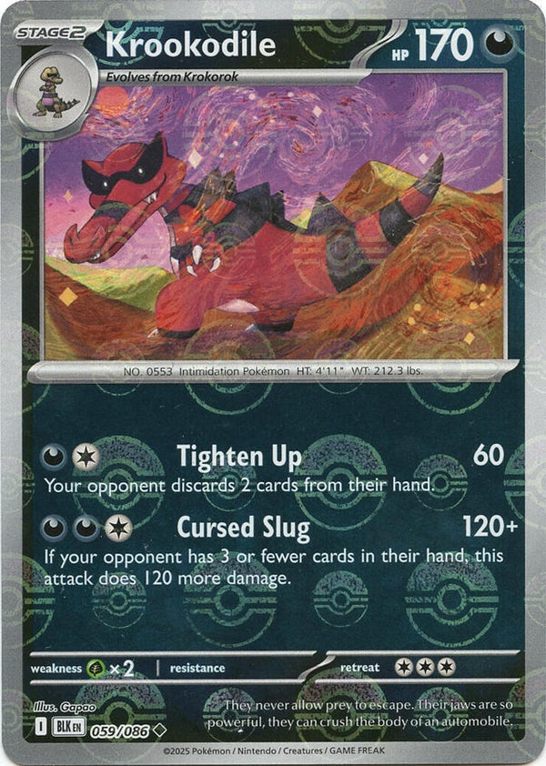 Krookodile (Poke Ball Pattern) - Pokémon