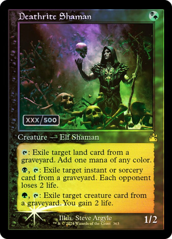 Deathrite Shaman (Retro Frame) (Serial Numbered) - Magic: The Gathering