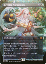 Greater Auramancy (Anime Borderless) (Confetti Foil) - Magic: The Gathering
