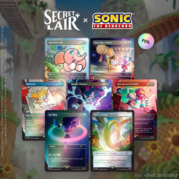 Secret Lair x Sonic the Hedgehog Superdrop: Chasing Adventure (Rainbow Foil) - Magic: The Gathering