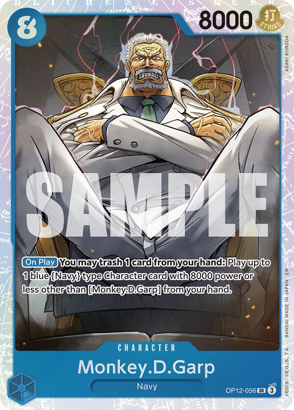 Monkey.D.Garp - One Piece Card Game