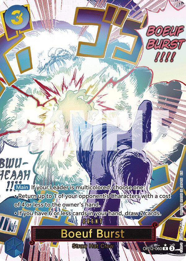 Boeuf Burst (Alternate Art) - One Piece Card Game