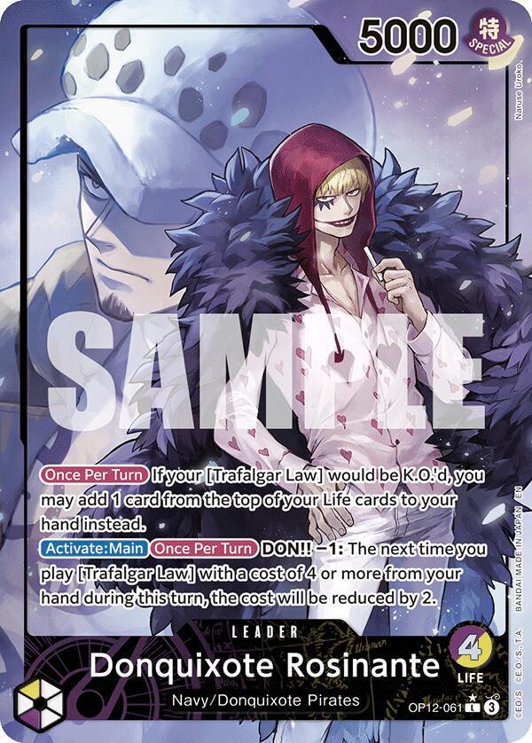 Donquixote Rosinante (061) (Alternate Art) - One Piece Card Game
