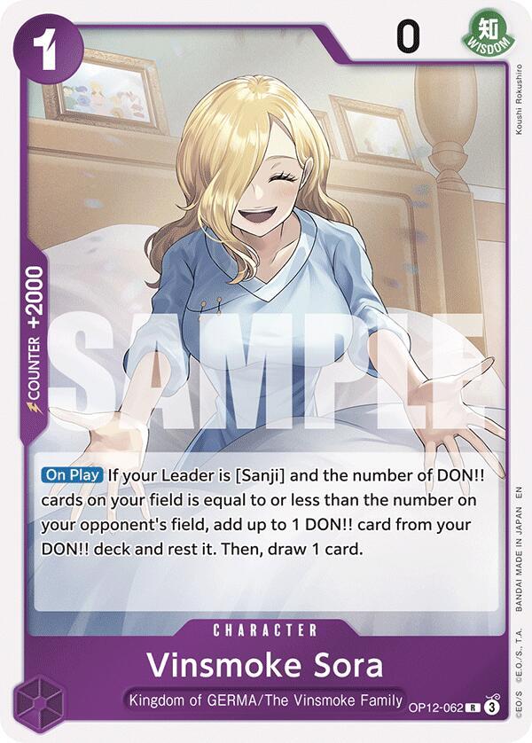 Vinsmoke Sora - One Piece Card Game
