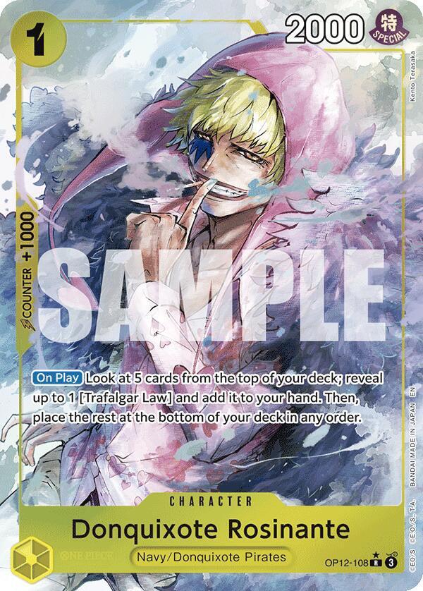 Donquixote Rosinante (108) (Alternate Art) - One Piece Card Game