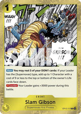 Slam Gibson - One Piece Card Game
