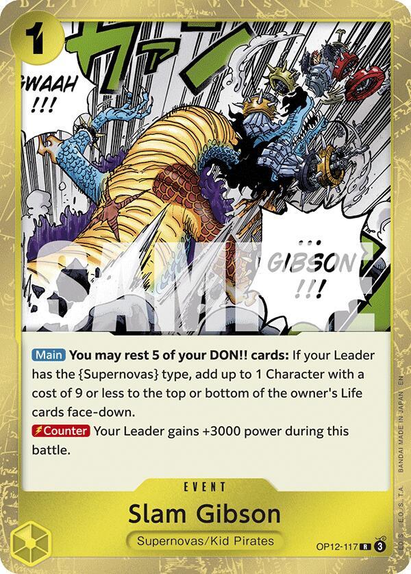 Slam Gibson - One Piece Card Game