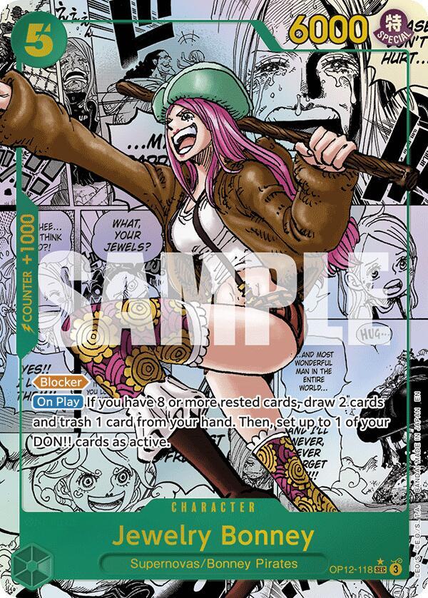 Jewelry Bonney (118) (Manga) - One Piece Card Game
