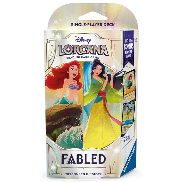Disney Lorcana: Fabled Starter Deck (Amber & Sapphire) - Disney Lorcana