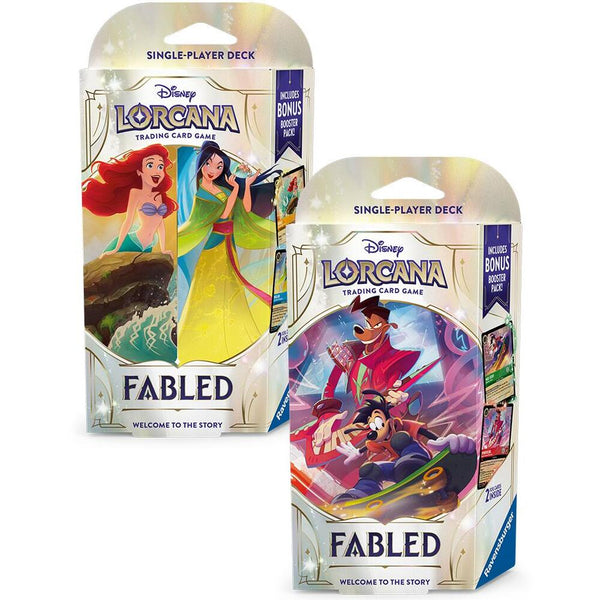 Disney Lorcana: Fabled Starter Deck [Set of 2] - Disney Lorcana