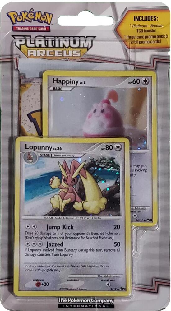 Arceus Blister Pack (Happiny & Lopunny) - Pokémon