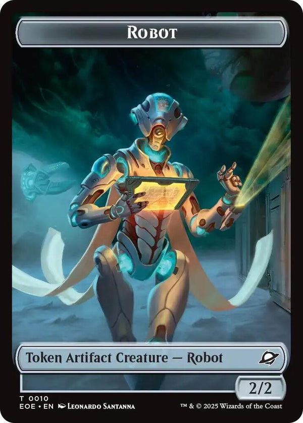 Robot // Lander (0006) Double-Sided Token - Magic: The Gathering