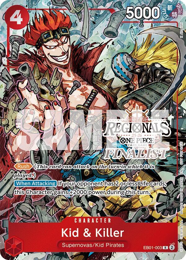 Kid & Killer (Offline Regional Finalist Card Set 2025 Vol.2) - One Piece Card Game