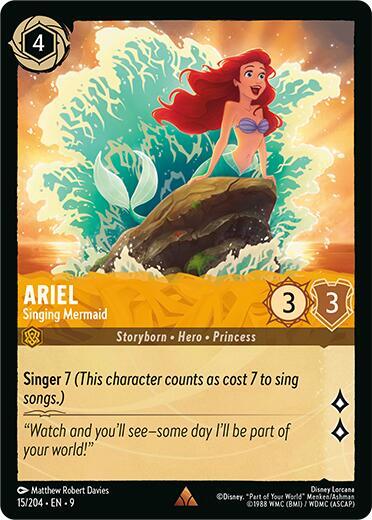 Ariel - Singing Mermaid - Disney Lorcana