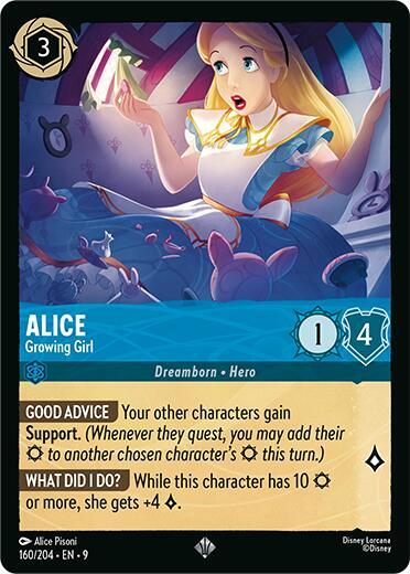 Alice - Growing Girl - Disney Lorcana
