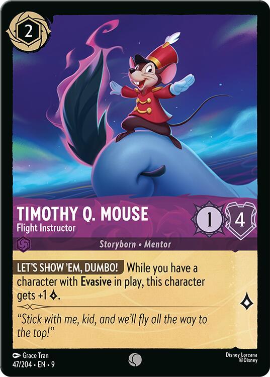 Timothy Q. Mouse - Flight Instructor - Disney Lorcana