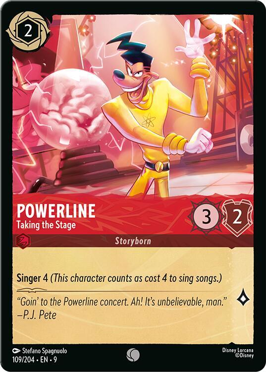 Powerline - Taking the Stage - Disney Lorcana
