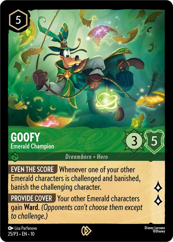 Goofy - Emerald Champion - Disney Lorcana