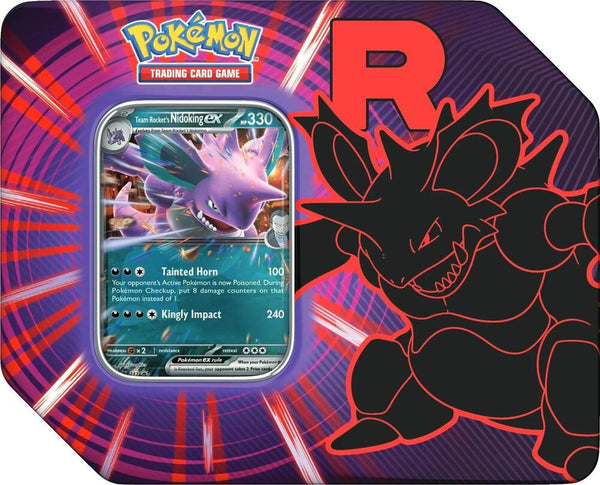 Team Rocket Tin [Team Rocket's Nidoking ex] - Pokémon