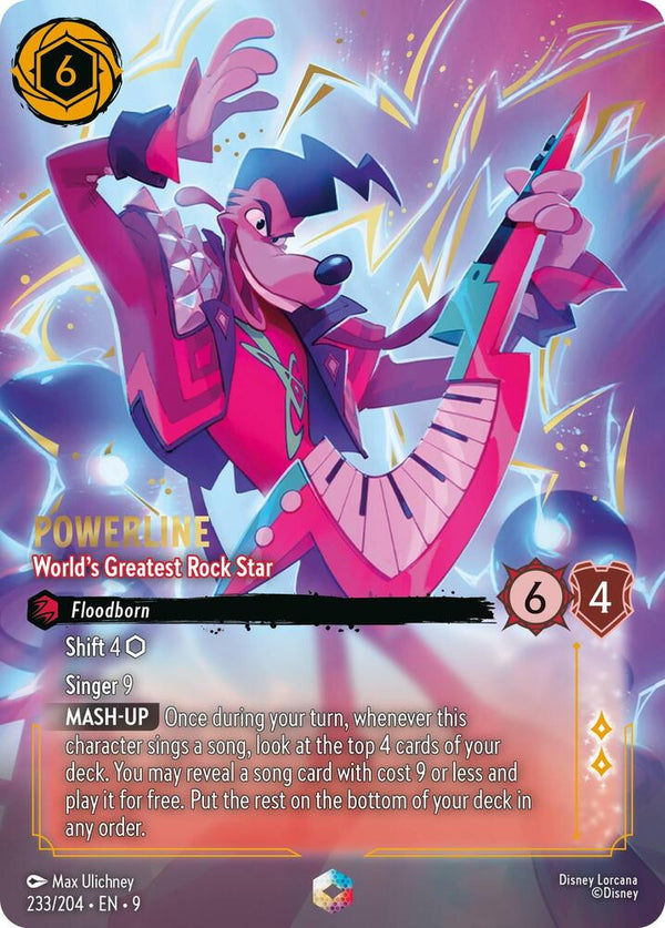 Powerline - World's Greatest Rock Star (Enchanted) - Disney Lorcana