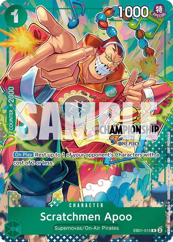 Scratchmen Apoo (CS 25-26 Celebration Pack) - One Piece Card Game