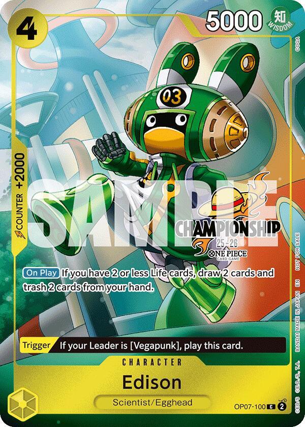 Edison (CS 25-26 Celebration Pack) - One Piece Card Game