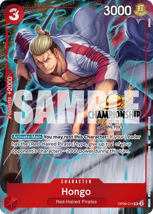 Hongo (CS 25-26 Celebration Pack) - One Piece Card Game