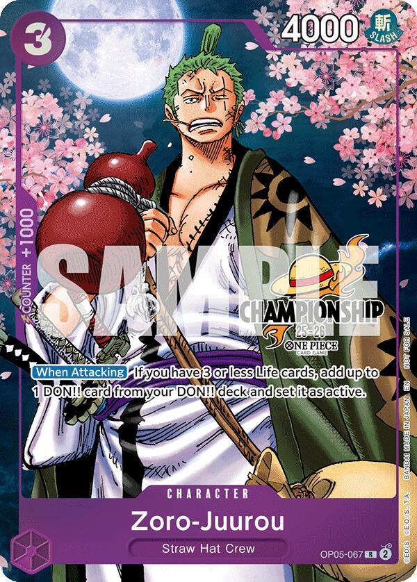Zoro-Juurou (CS 25-26 Event Pack Finalist Ver.) - One Piece Card Game