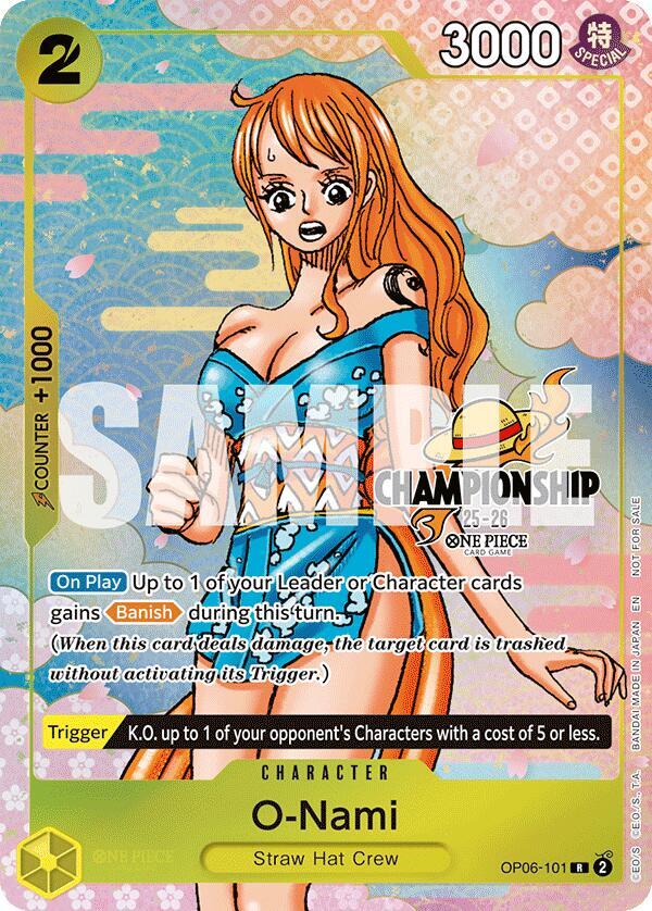 O-Nami (CS 25-26 Event Pack Finalist Ver.) - One Piece Card Game
