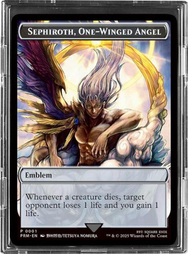 Sephiroth, One-Winged Angel (Metal Promo) - Magic: The Gathering