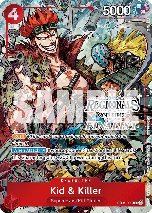 Kid & Killer (Online Regional Finalist Card Set 2025 Vol.2) - One Piece Card Game