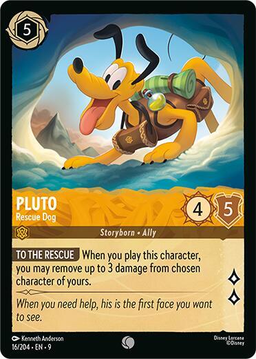 Pluto - Rescue Dog - Disney Lorcana