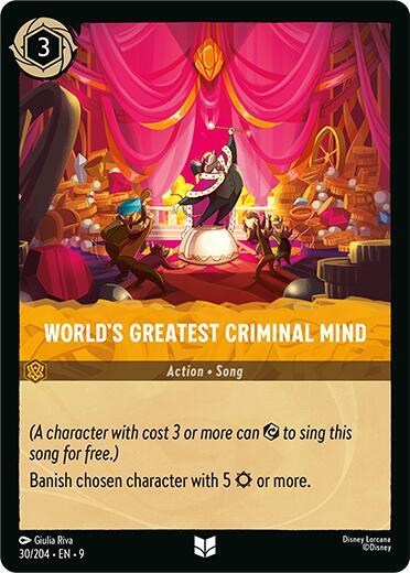 World's Greatest Criminal Mind - Disney Lorcana