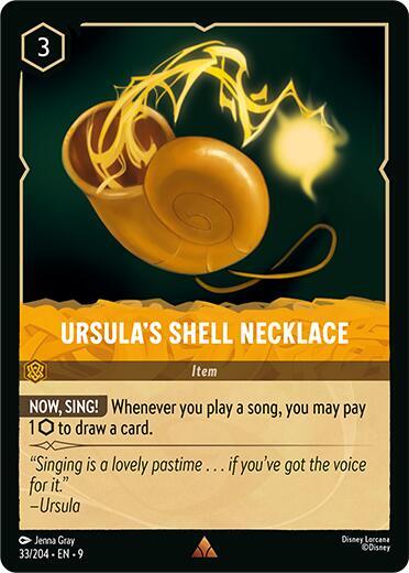 Ursula's Shell Necklace - Disney Lorcana